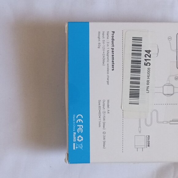 3 in 1 Double Ring Magnetic Wireless Charger For iPhone/iWatch/AirPods NEW - Picture 5 of 5